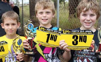 11-years boys winners Kane Von Nida, Cameron Jaenke and Matthew Robson. 11-years boys winners Kane Von Nida, Cameron Jaenke and Matthew Robson.